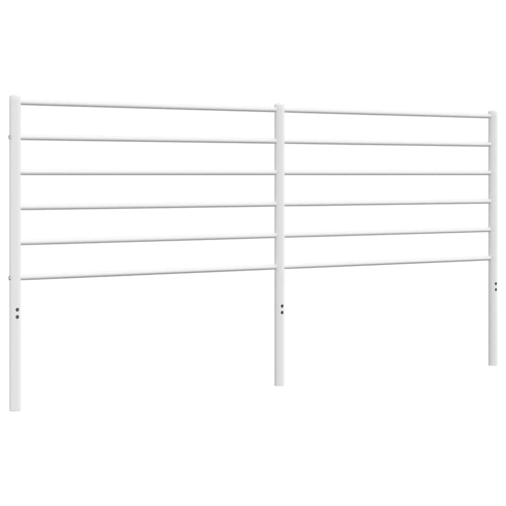 Vidaxl vervangend hoofdbord metaal wit 180 cm