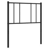Vidaxl vervangend hoofdbord 90 cm metaal zwart