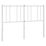 Vidaxl vervangend hoofdbord 135 cm metaal wit