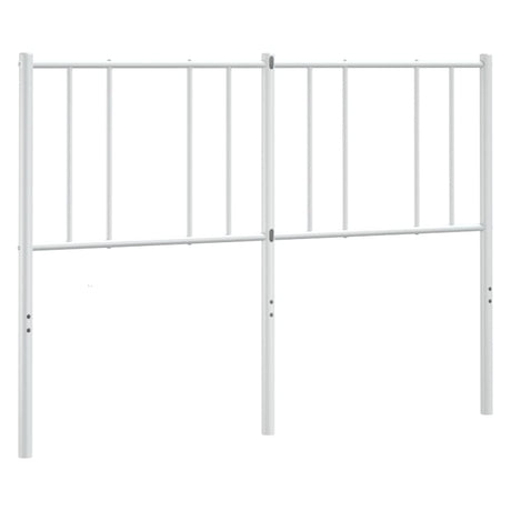 Vidaxl vervangend hoofdbord 150 cm metaal wit