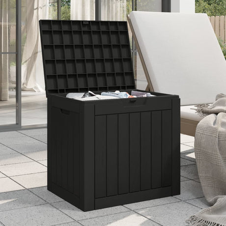 Vidaxl tuinbox 55,5x43x53 cm polypropeen zwart