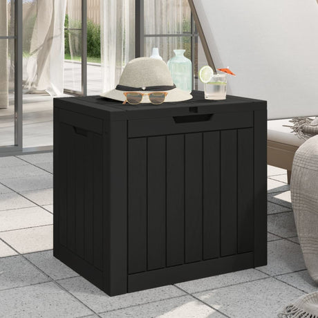 Vidaxl tuinbox 55,5x43x53 cm polypropeen zwart