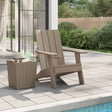 Vidaxl tuinstoel adirondack 75x88,5x89,5 cm polypropeen lichtbruin