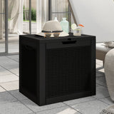 Vidaxl tuinbox 55,5x43x53 cm polypropeen zwart