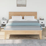 Vidaxl nachtkastjes 2 st 39x39x47,5 cm bewerkt hout hoogglans wit
