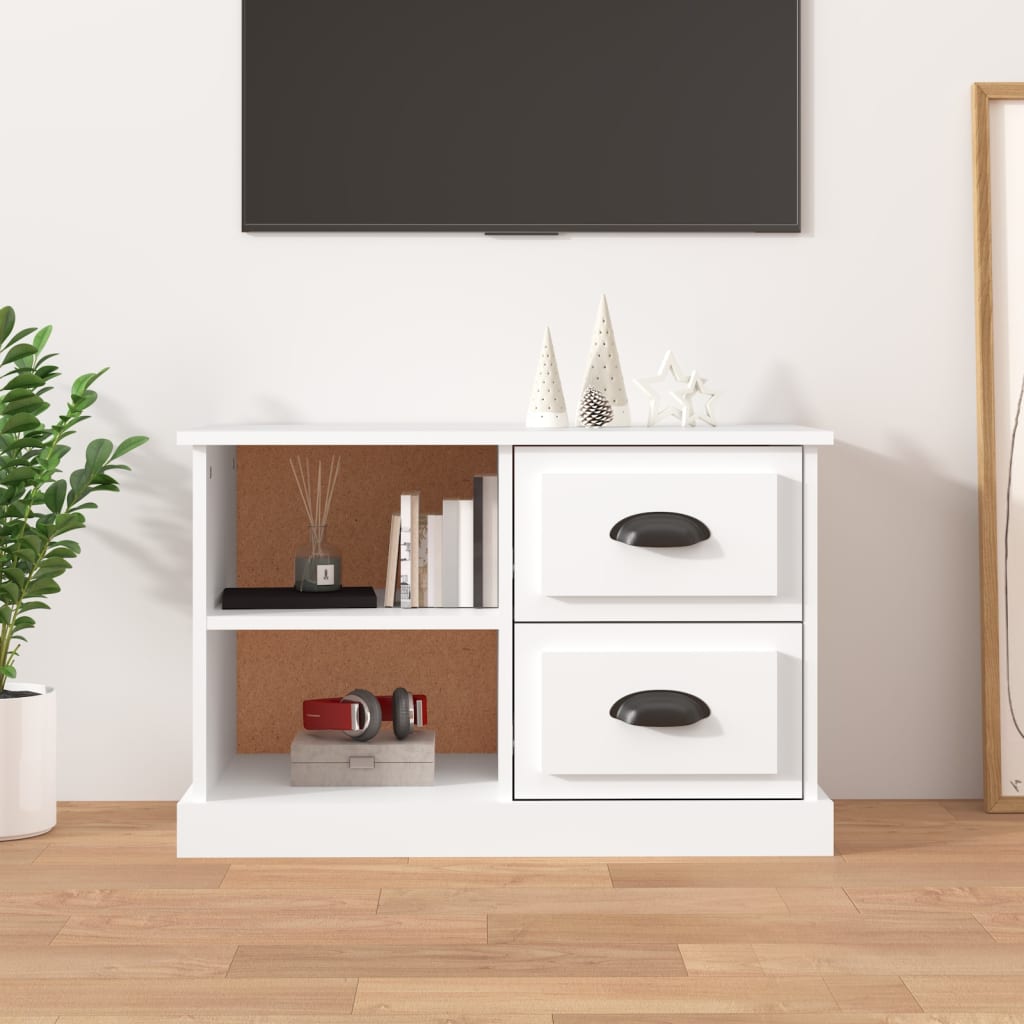 Vidaxl tv-meubel 73x35,5x47,5 cm bewerkt hout wit