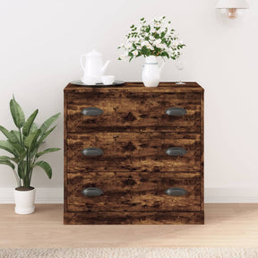 Vidaxl dressoir 70x35,5x67,5 cm bewerkt hout gerookt eikenkleurig