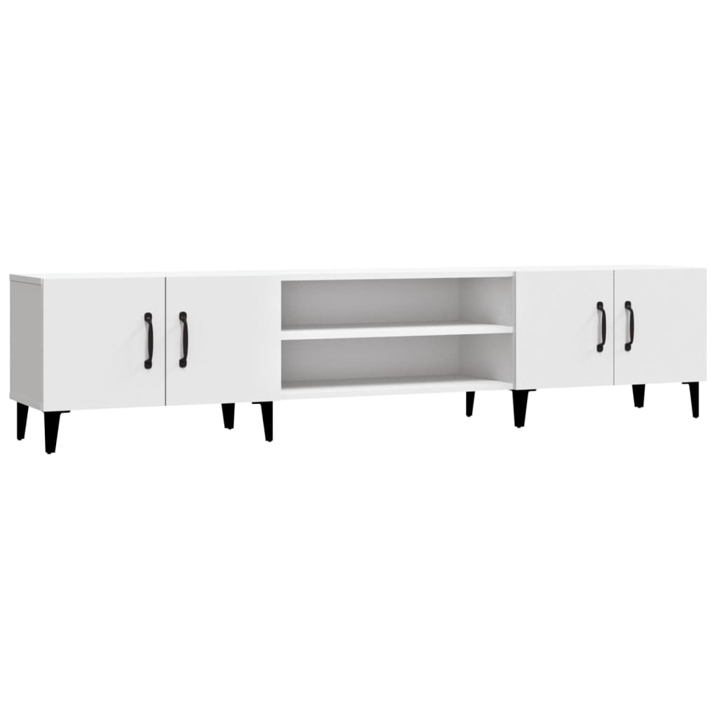 Vidaxl tv-meubel wit 180x31,5x40 cm bewerkt hout