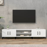 Vidaxl tv-meubel wit 180x31,5x40 cm bewerkt hout