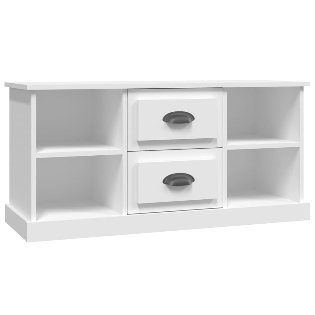 Vidaxl tv-meubel 99,5x35,5x48 cm bewerkt hout wit