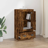 Vidaxl hoge kast 60x35,5x103,5 cm bewerkt hout gerookt eikenkleurig