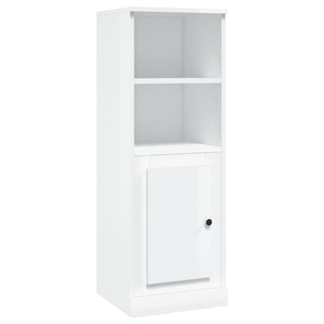 Vidaxl hoge kast 36x35,5x103,5 cm bewerkt hout hoogglans wit
