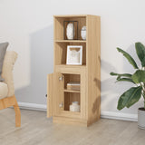 Vidaxl hoge kast 36x35,5x103,5 cm bewerkt hout sonoma eikenkleurig
