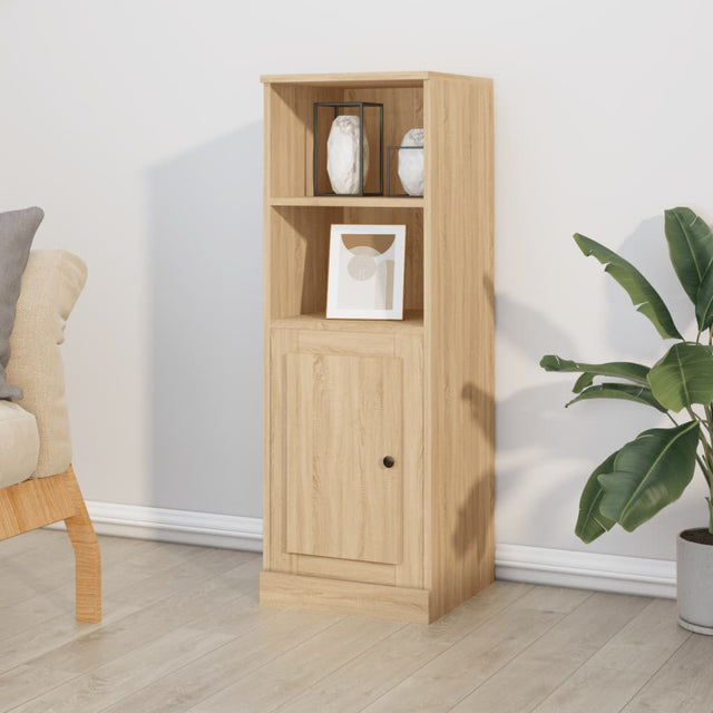 Vidaxl hoge kast 36x35,5x103,5 cm bewerkt hout sonoma eikenkleurig