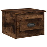 Vidaxl nachtkastje wandgemonteerd 41,5x36x28 cm gerookt eikenkleurig