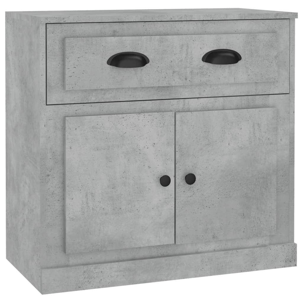 Vidaxl dressoir 70x35,5x67,5 cm bewerkt hout betongrijs
