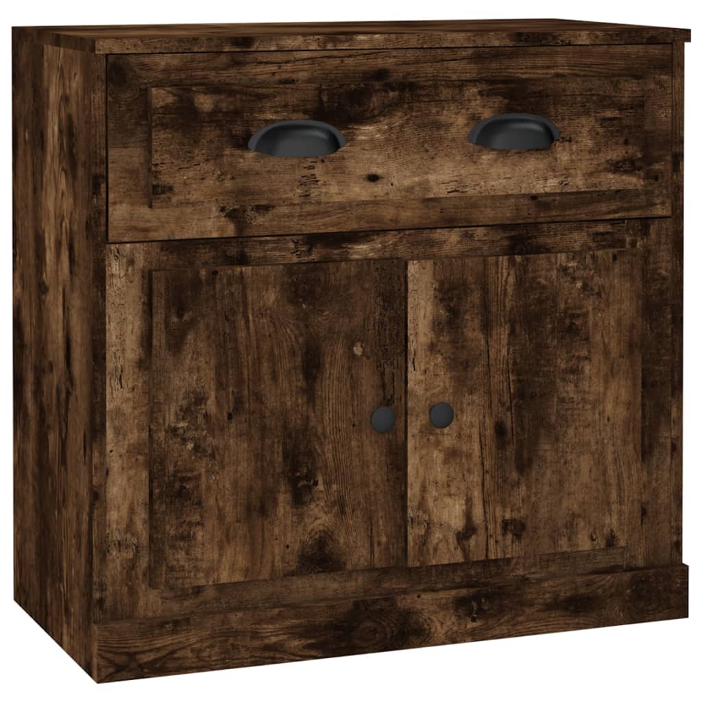 Vidaxl dressoir 70x35,5x67,5 cm bewerkt hout gerookt eikenkleurig