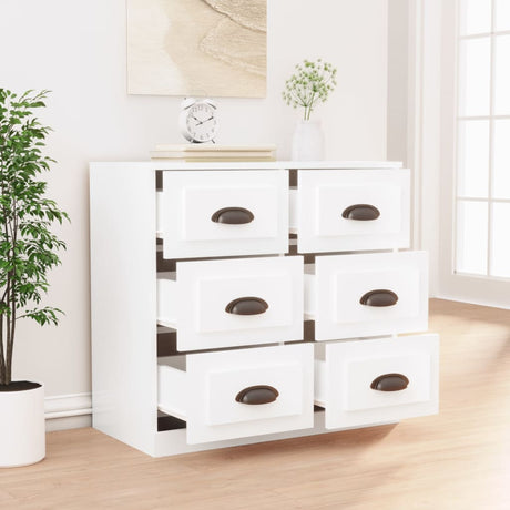 Vidaxl dressoir 70x35,5x67,5 cm bewerkt hout wit