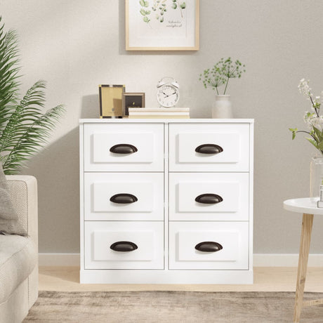 Vidaxl dressoir 70x35,5x67,5 cm bewerkt hout wit