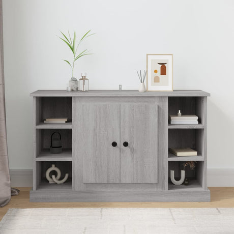 Vidaxl dressoir 100x35,5x60 cm bewerkt hout grijs sonoma eikenkleurig