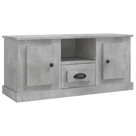 Vidaxl tv-meubel 100x35,5x45 cm bewerkt hout betongrijs