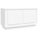 Vidaxl tv-meubel 80x35x45 cm bewerkt hout wit