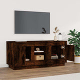 Vidaxl tv-meubel 102x35x45 cm bewerkt hout gerookt eikenkleurig