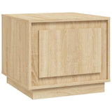 Vidaxl salontafel 51x50x44 cm bewerkt hout sonoma eikenkleurig
