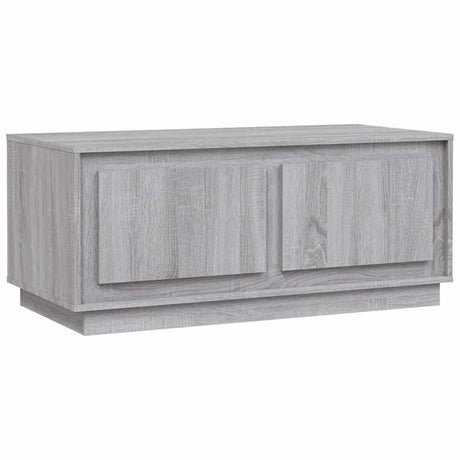 Vidaxl salontafel 102x50x44 cm bewerkt hout grijs sonoma eikenkleurig