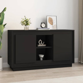 Vidaxl dressoir 102x35x60 cm bewerkt hout zwart