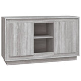Vidaxl dressoir 102x35x60 cm bewerkt hout grijs sonoma eikenkleurig