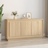 Vidaxl dressoir 102x35x55 cm bewerkt hout sonoma eikenkleurig