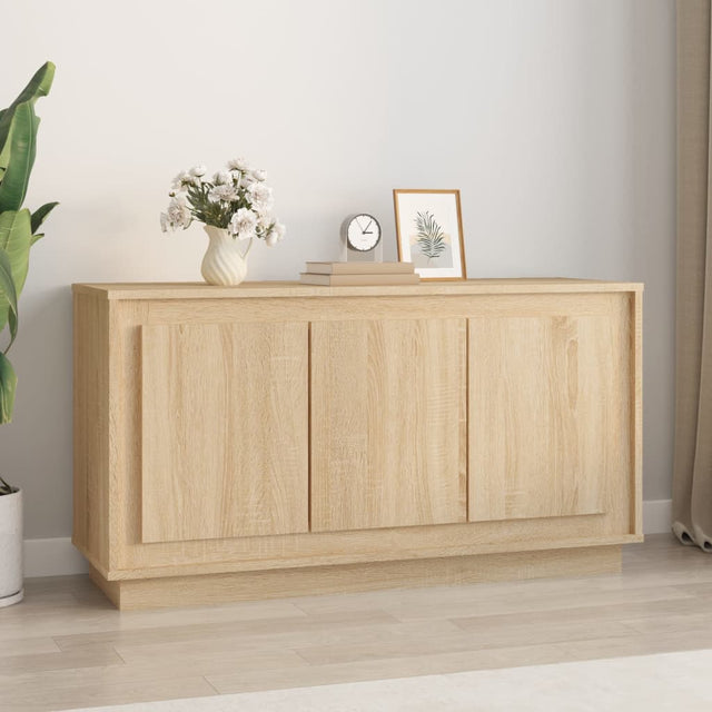 Vidaxl dressoir 102x35x55 cm bewerkt hout sonoma eikenkleurig