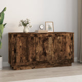 Vidaxl dressoir 102x35x55 cm bewerkt hout gerookt eikenkleurig