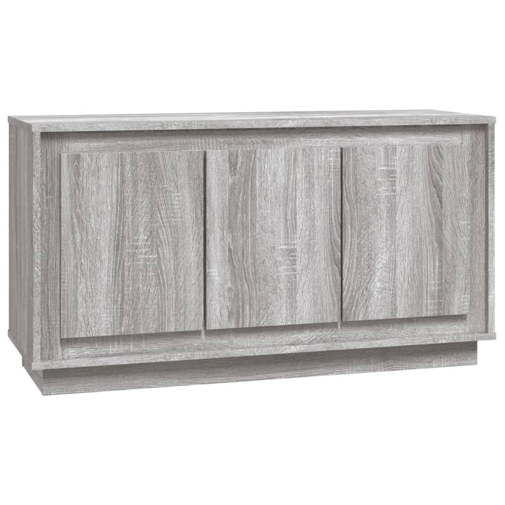 Vidaxl dressoir 102x35x55 cm bewerkt hout grijs sonoma eikenkleurig