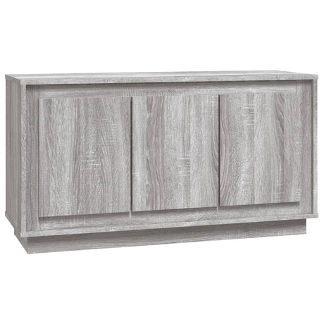 Vidaxl dressoir 102x35x55 cm bewerkt hout grijs sonoma eikenkleurig