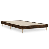 Vidaxl bedframe zonder matras hout gerookt eikenkleurig 90x190 cm