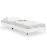 Vidaxl bedframe bewerkt hout wit 75x190 cm