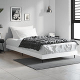 Vidaxl bedframe bewerkt hout hoogglans wit 90x200 cm