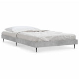 Vidaxl bedframe bewerkt hout betongrijs 90x200 cm