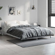 Vidaxl bedframe bewerkt hout betongrijs 140x190 cm