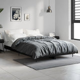 Vidaxl bedframe bewerkt hout zwart 120x190 cm