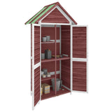 Vidaxl Garden Shed 89x52.5x175 cm stałej sosny mokka -colored