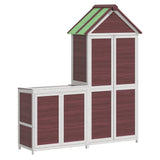 Vidaxl 2-piece garden barn set Solid pine