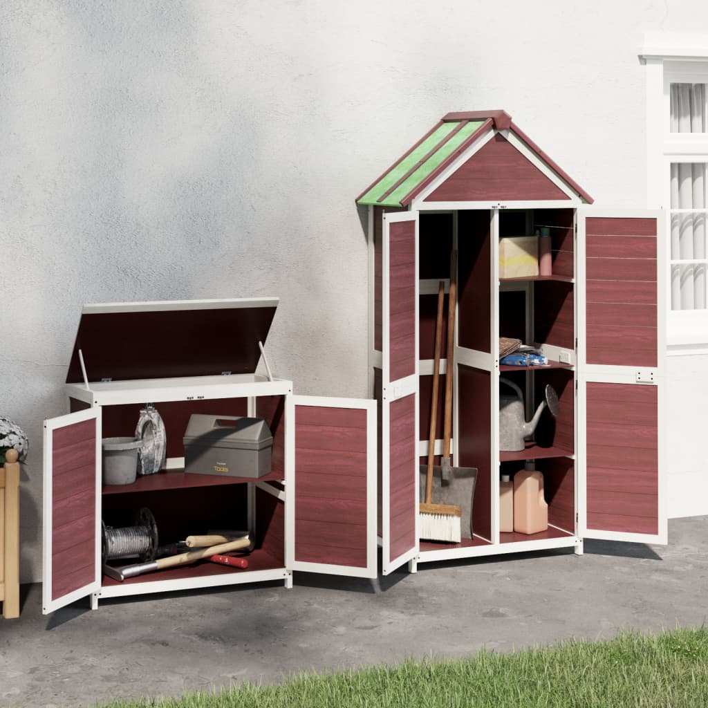 Vidaxl 2-piece garden barn set Solid pine