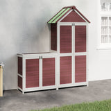 Vidaxl 2-piece garden barn set Solid pine