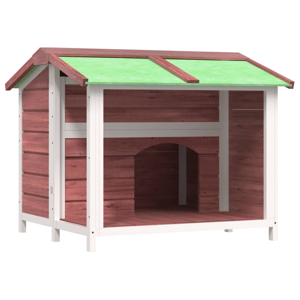 Vidaxl Dog Loft 96x87x80,5 cm Solid Pine Mugger -Colored