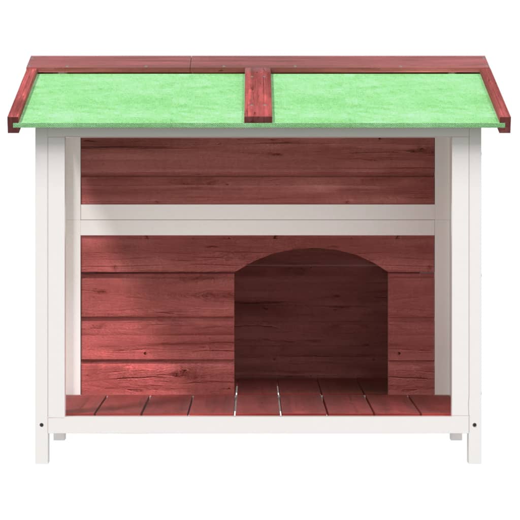 Vidaxl Dog Loft 96x87x80,5 cm Solid Pine Mugger -Colored