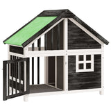 Vidaxl Dog Loft 96x60.5x87 cm Festkieferngrau