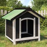 Vidaxl Dog Loft 65x65x61,5 cm trdna borov siva